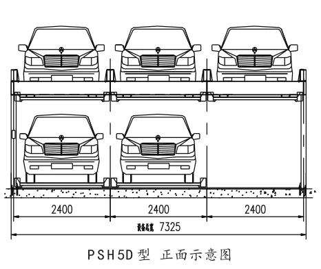 PSH5D型正/側(cè)麵、頫視示意(yi)圖